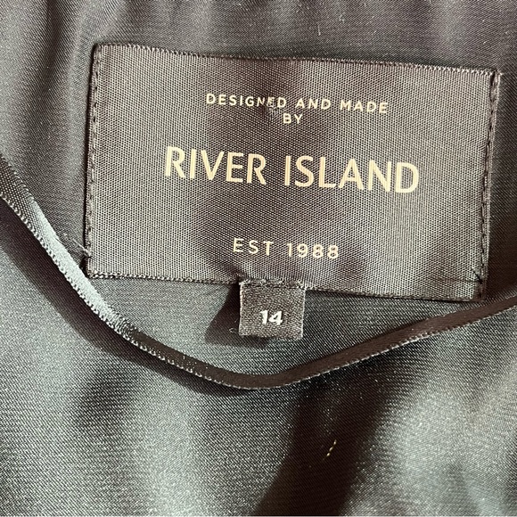 River Island• Hissing Cat Olive Green Bomber Jacket• Sz 14 - Picture 4 of 14